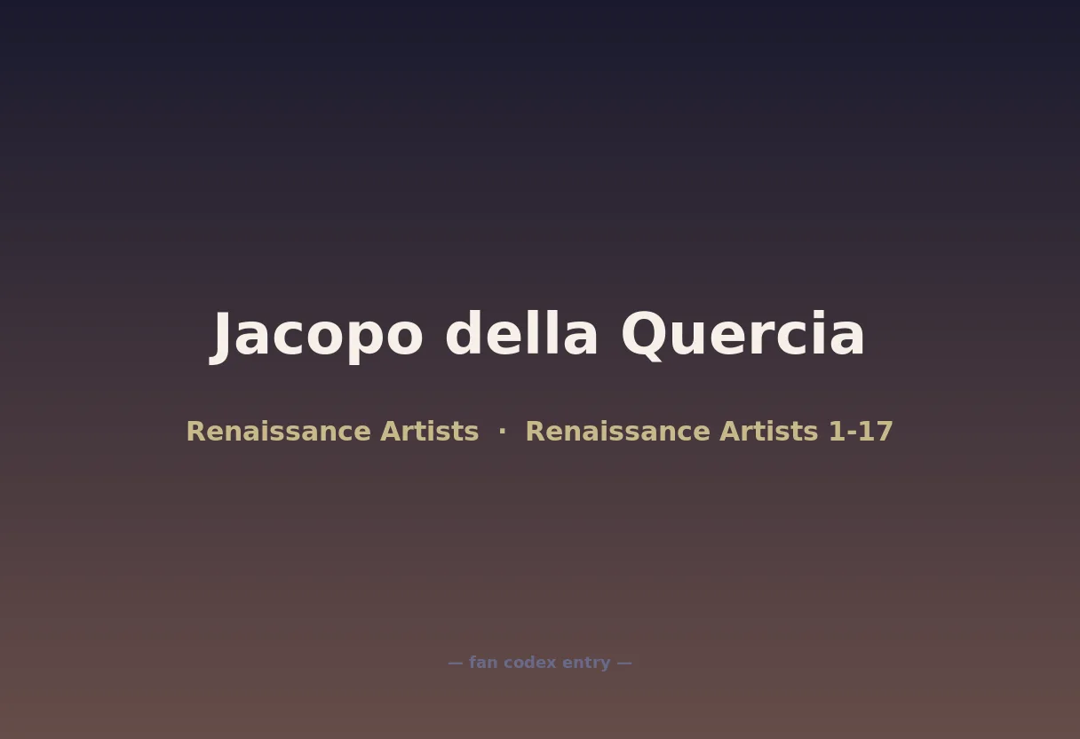 Jacopo della Quercia