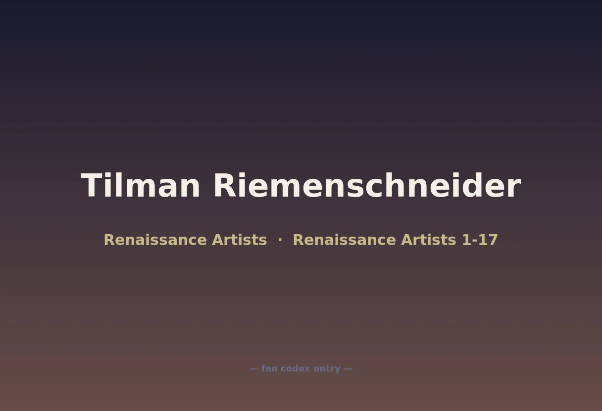 Tilman Riemenschneider